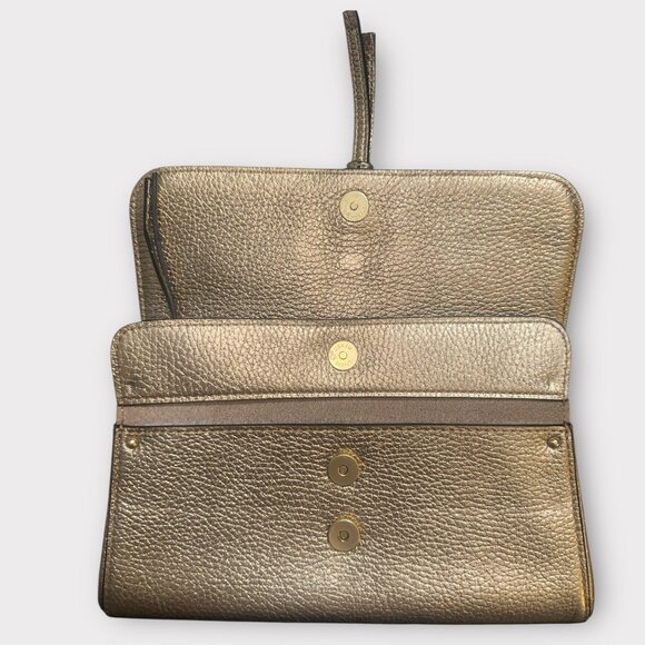 Annabel Ingall Gold Wristlet Clutch - Picture 5 of 11
